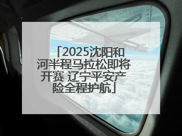 2025沈阳和河半程马拉松即将开赛 辽宁平安产险全程护航