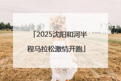 2025沈阳和河半程马拉松激情开跑