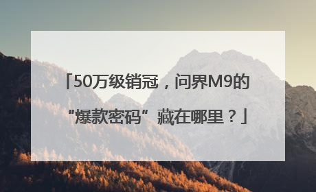 50万级销冠，问界M9的“爆款密码”藏在哪里？